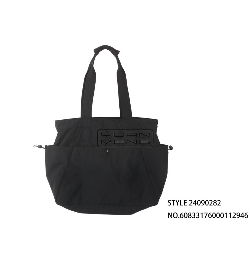 Custom Black Fashion Tote Bag