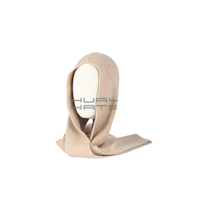 Knitted Hooded Scarf